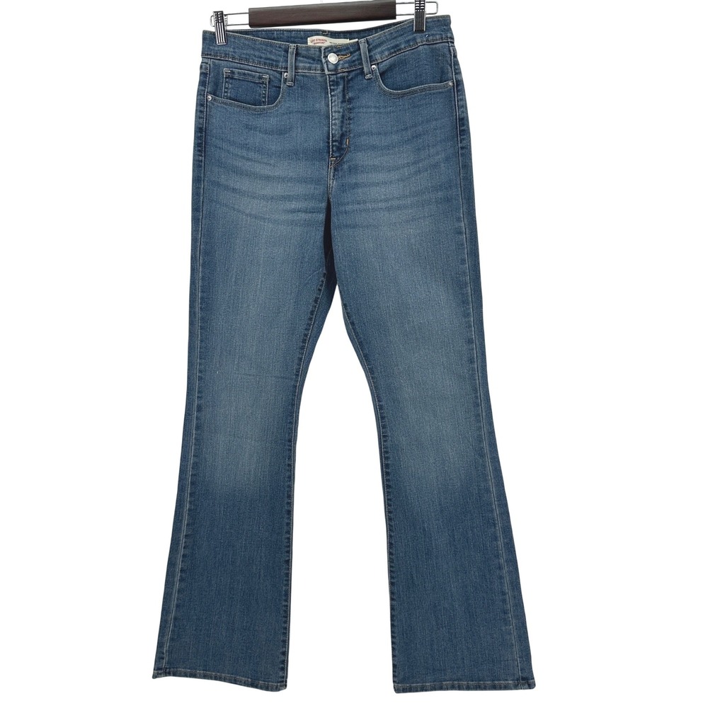 Levi Strauss Signature Womens Size 10M Blue Mid Rise Bootcut Jeans‎ W30 L32 - Picture 2 of 12